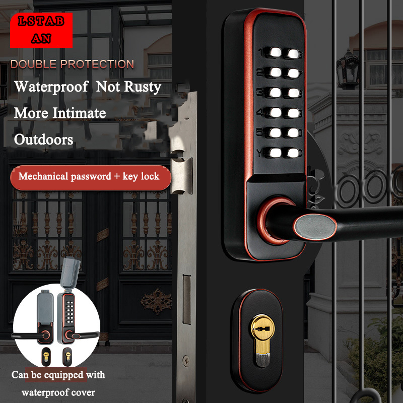 Smart Garden Gate Lock - Serrure de porte étanche à clavier