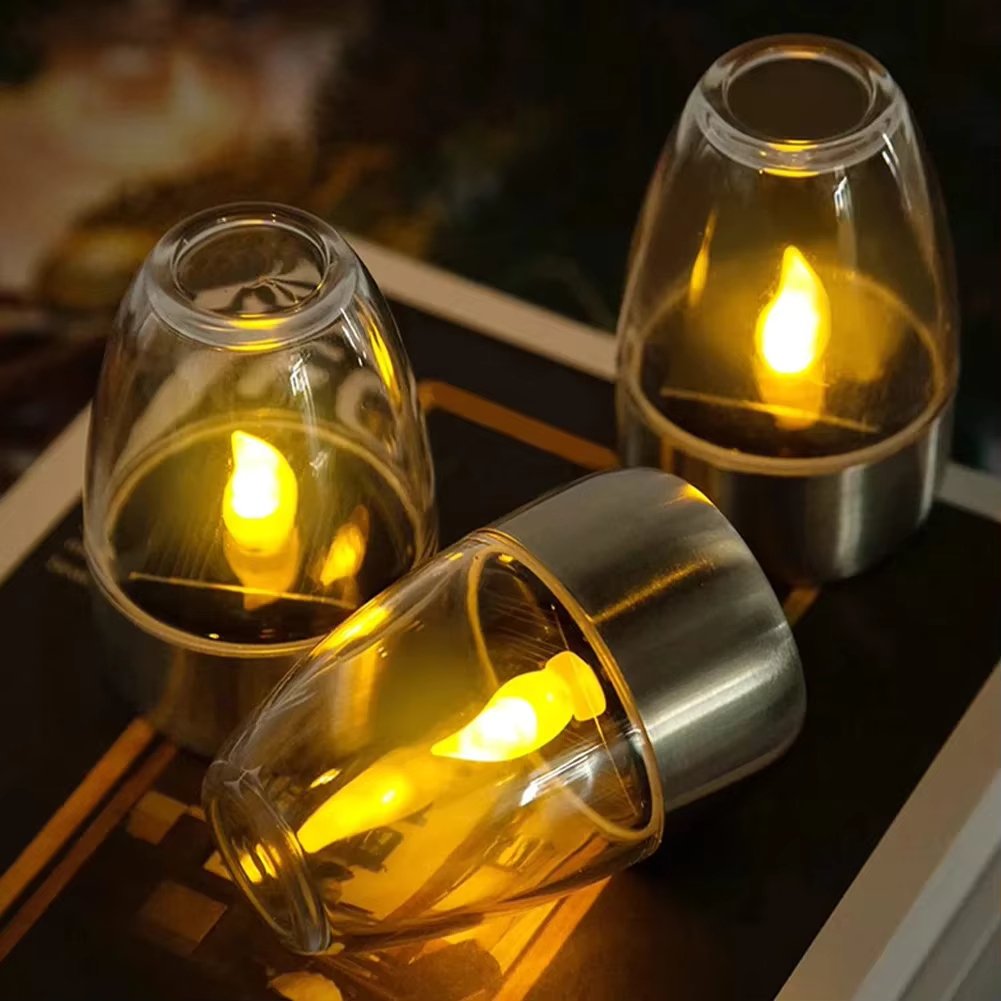 Smart Garden Light Camera - LED en acier inoxydable bougies solaires
