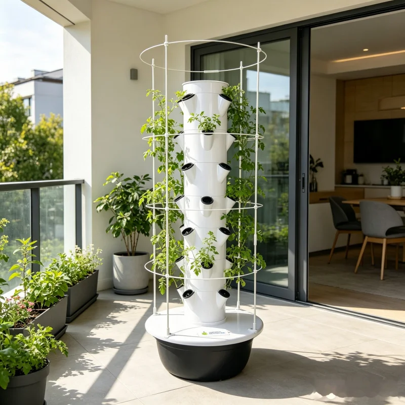 Smart Garden Vertical Planter - Tour hydroponique à 9 étages pour