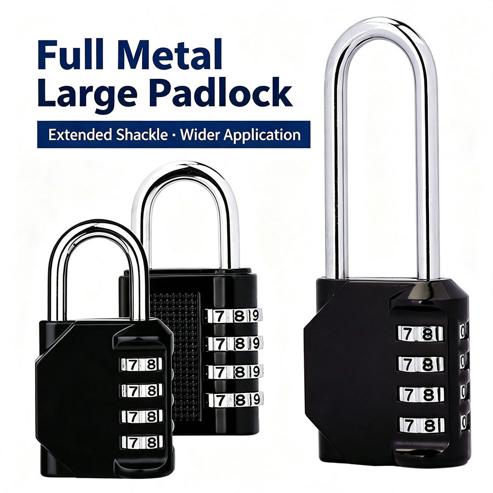 Smart Garden Gate Lock - Cadenas à combinaison à 4 chiffres