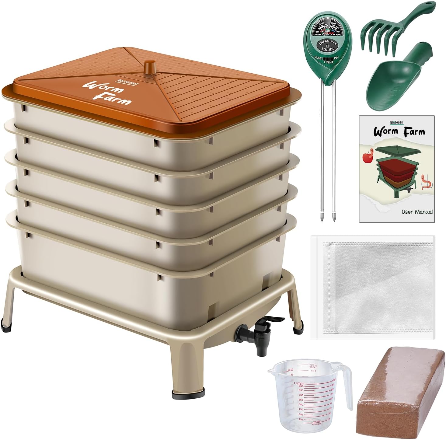 Composting Kit Indoor - Composteur à vers pour intérieur et