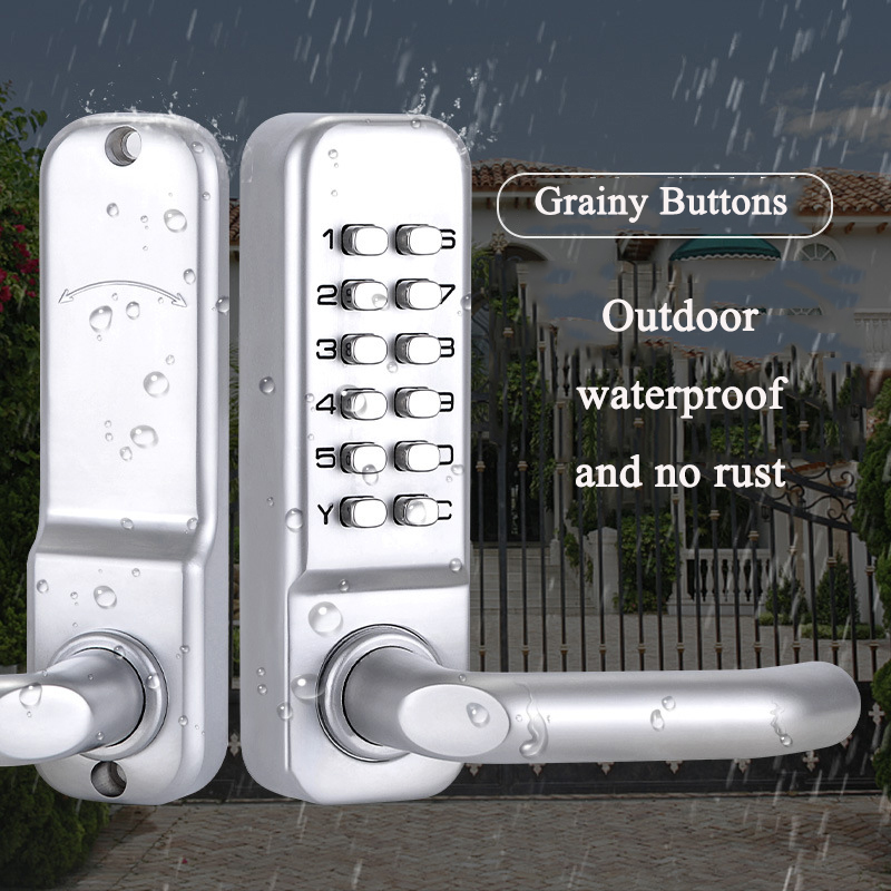 Smart Garden Gate Lock - Serrure de porte mécanique numérique sans