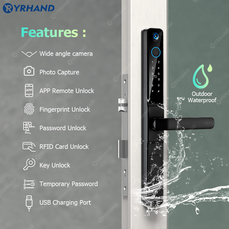 YRHAND IP66 sans clé oeil de c - Smart Garden Gate Lock avis et prix