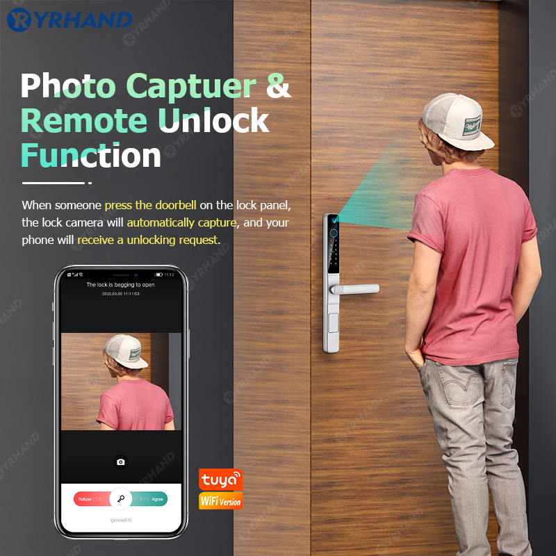 YRHAND IP66 sans clé oeil de c - Smart Garden Gate Lock avis et prix