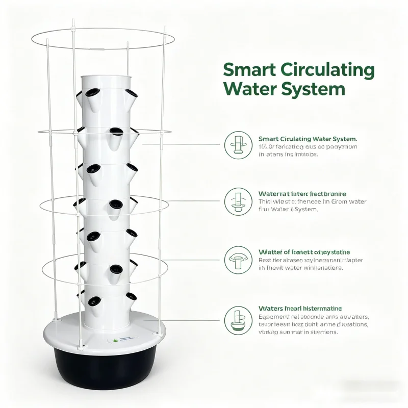 Tour hydroponique verticale Sp - Smart Garden Vertical Planter avis et prix