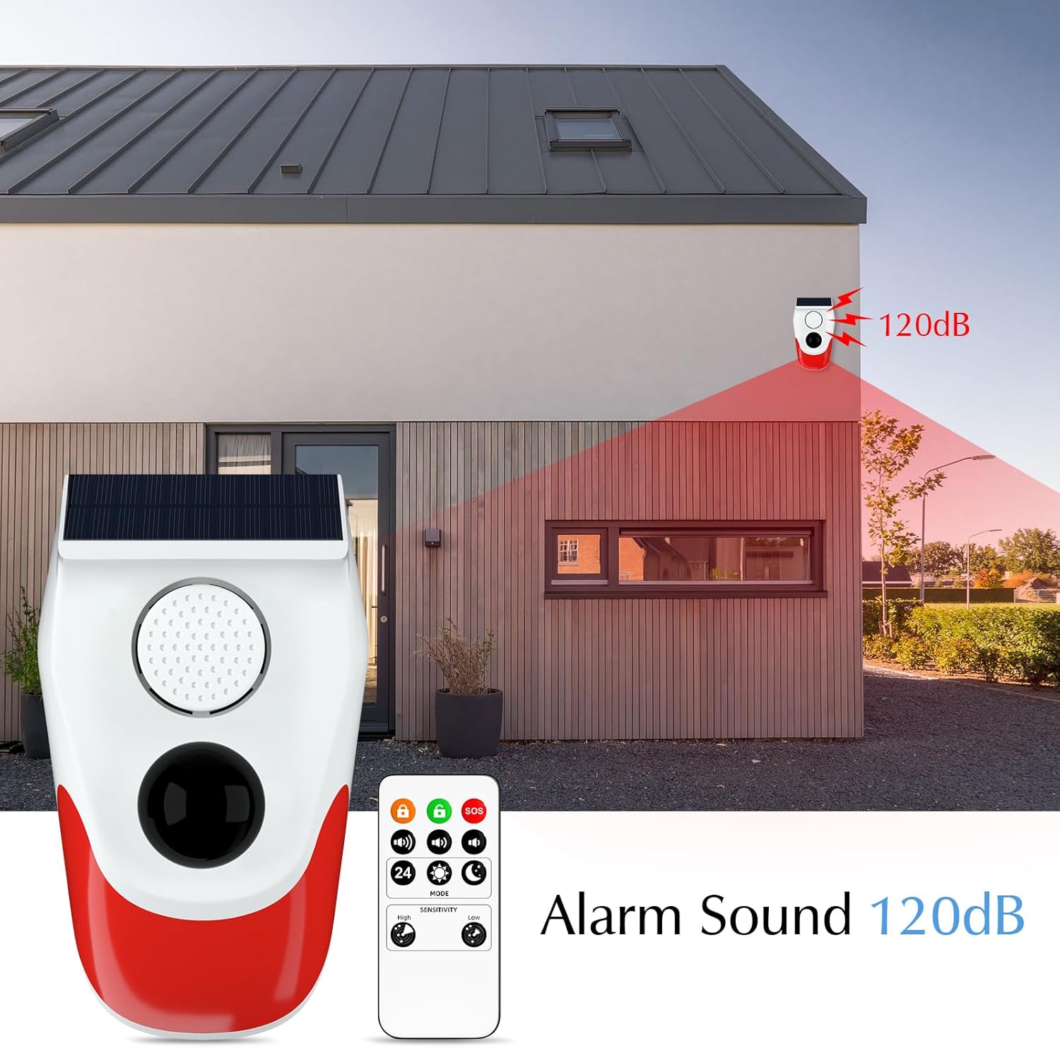 Alarme extérieure de capteur d - Smart Garden Light Camera avis et prix