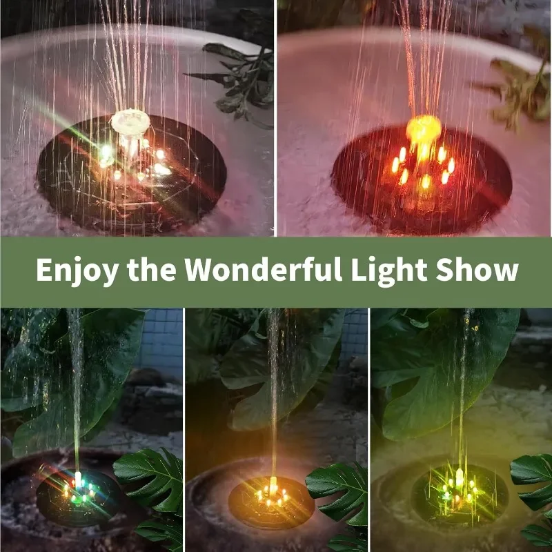 Lampe de fontaine rotative sol - Smart Garden Light Camera avis et prix