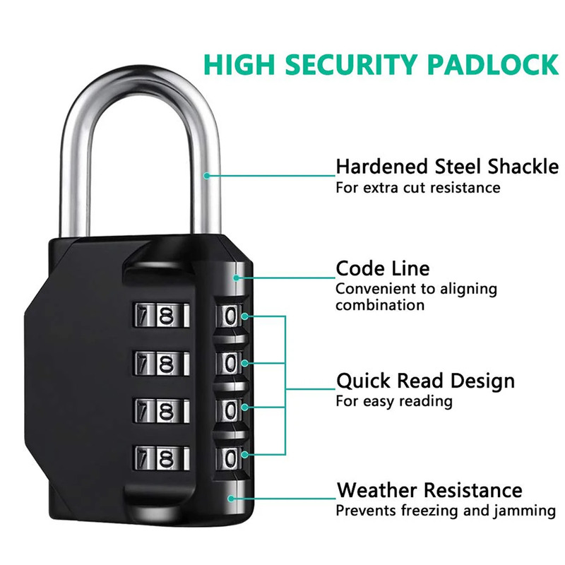 1 cadenas à combinaison réinit - Smart Garden Gate Lock avis et prix