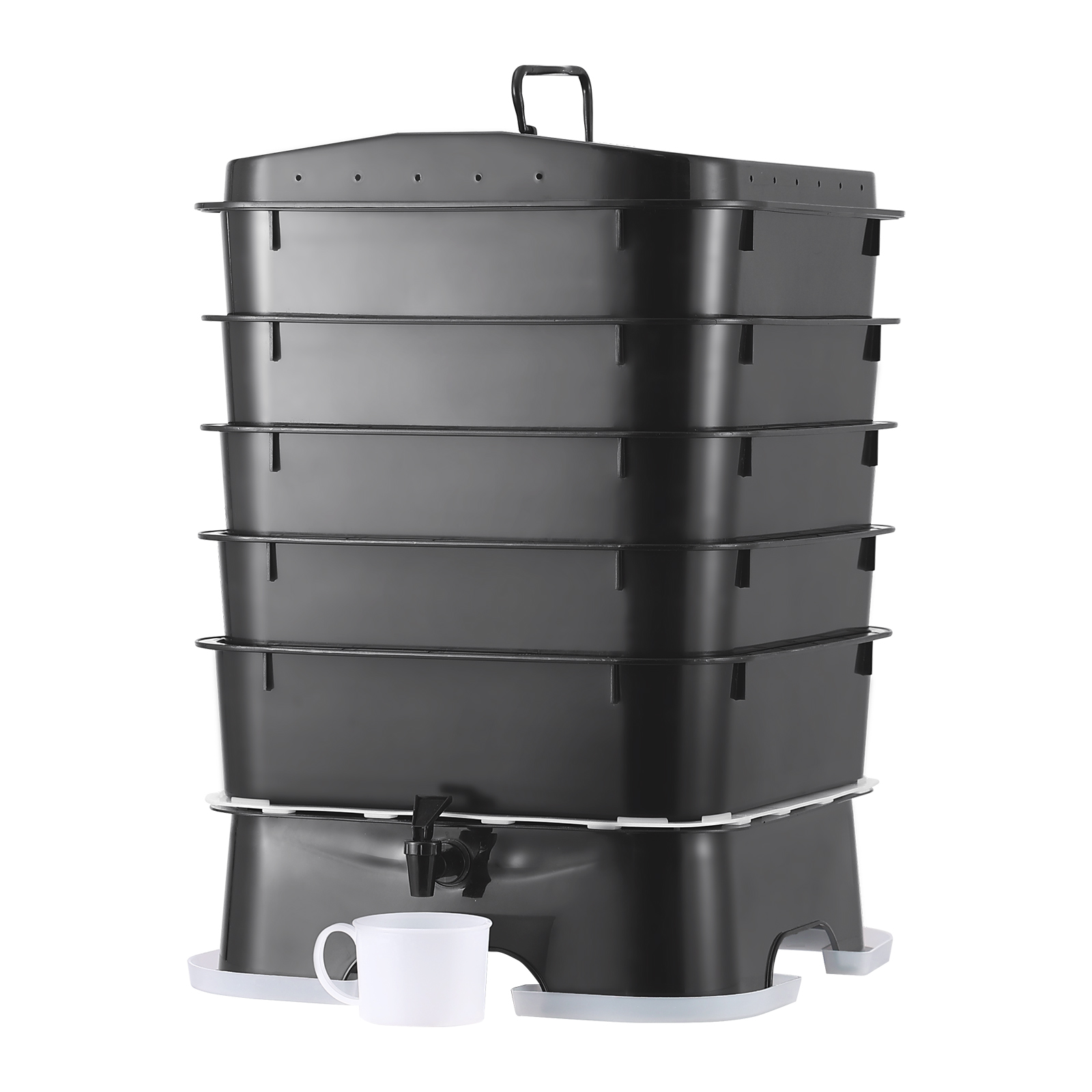 Compositeur de vers à 5 platea - Composting Kit Indoor avis et prix