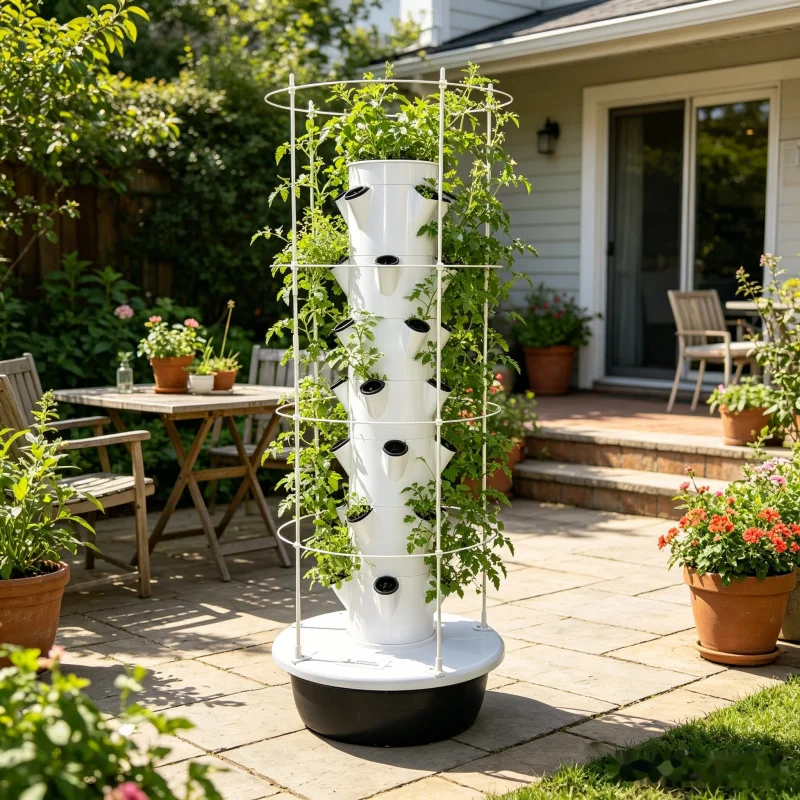 Tour hydroponique à 9 étages p - Smart Garden Vertical Planter avis et prix