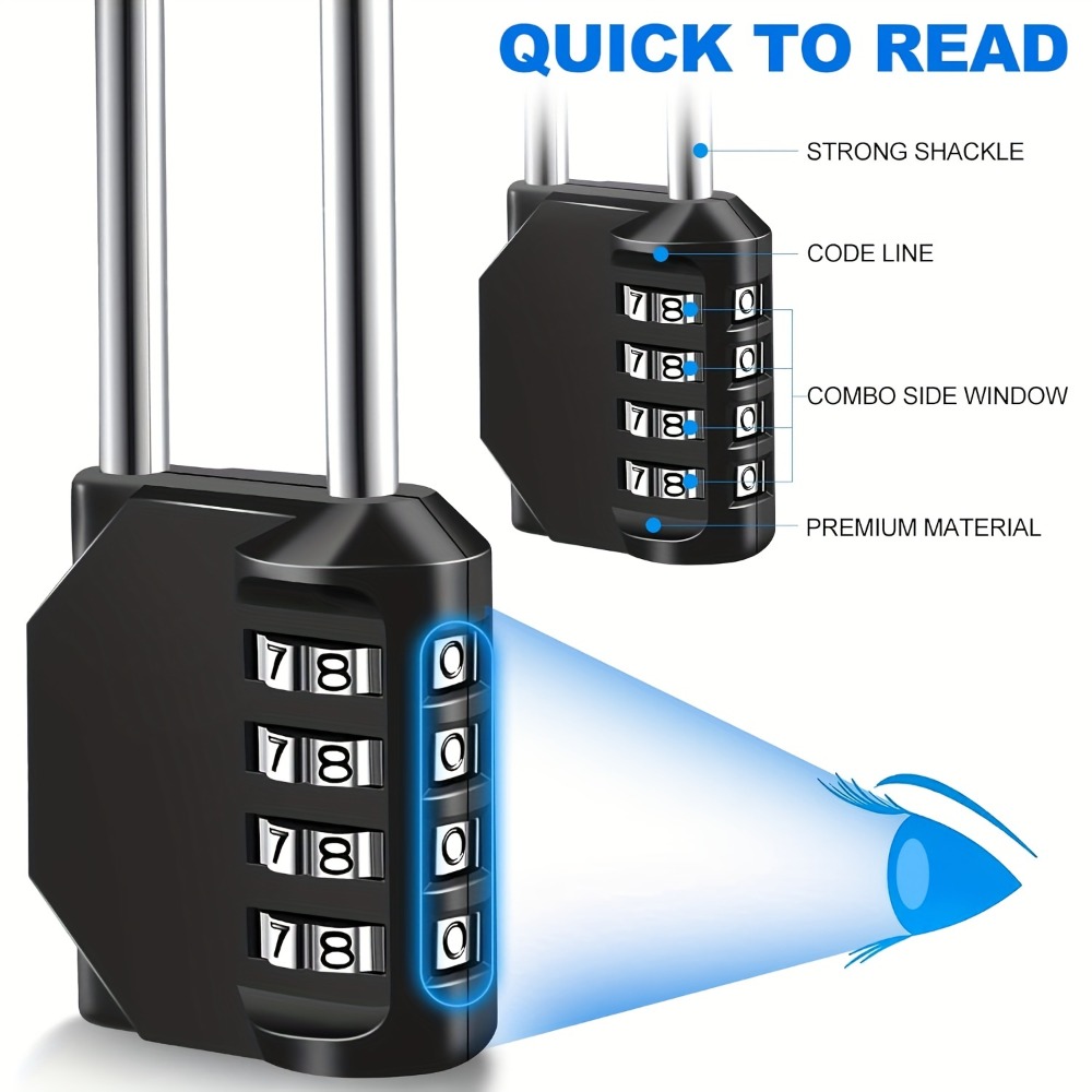 Cadenas à combinaison à 4 chif - Smart Garden Gate Lock avis et prix