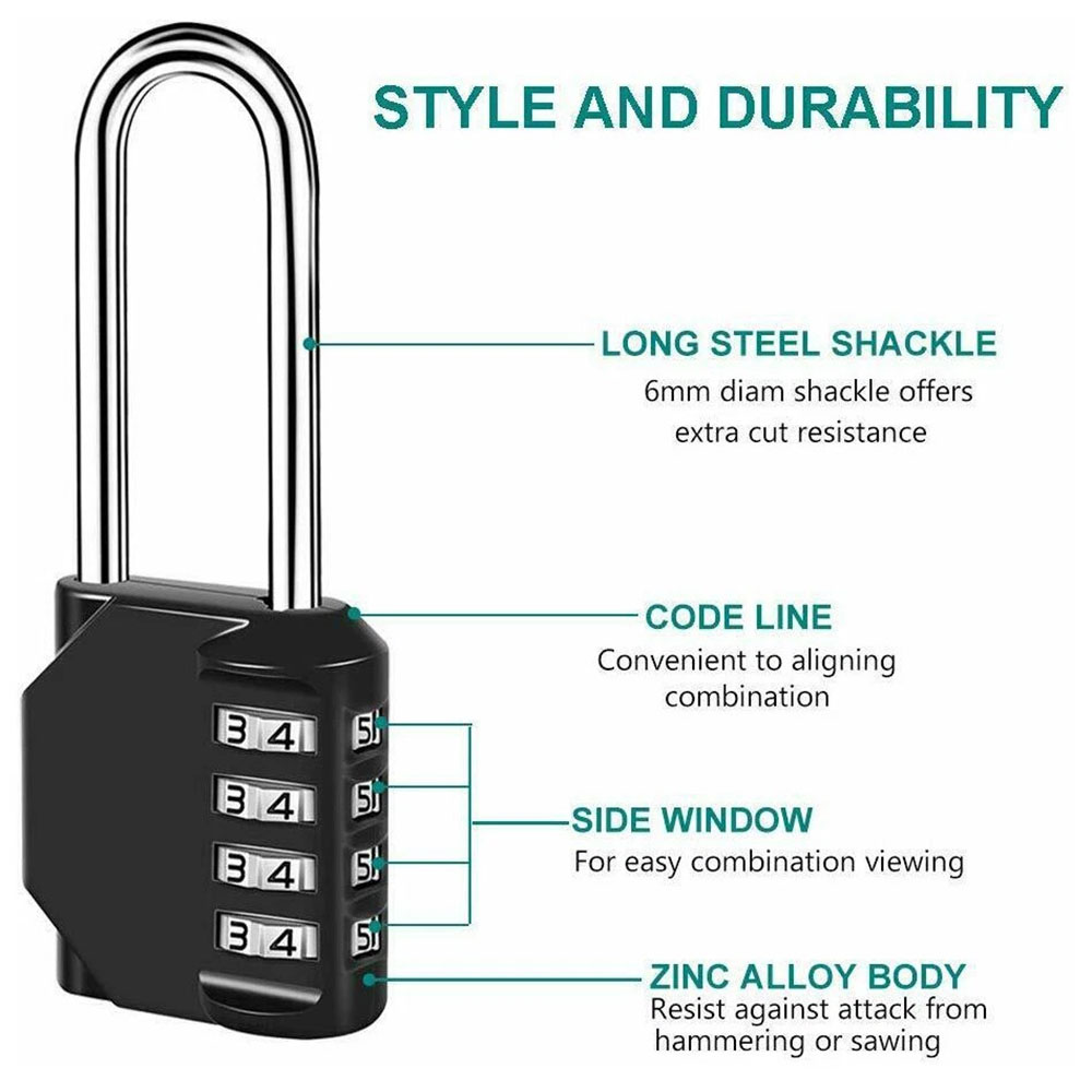 Cadenas à combinaison à 4 chif - Smart Garden Gate Lock avis et prix
