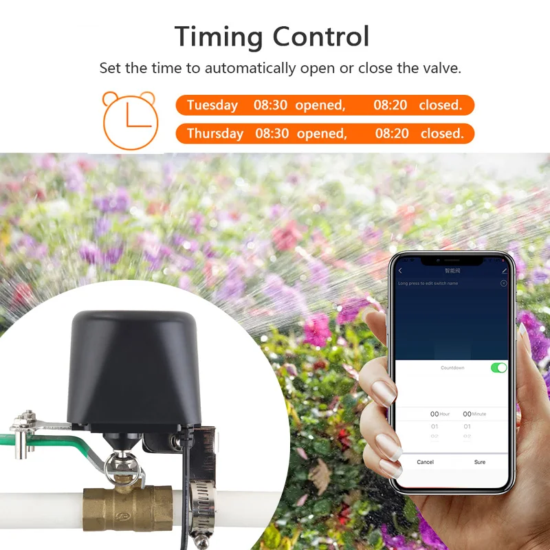 Vanne d'eau intelligente WiFi, - Smart Garden Water avis et prix