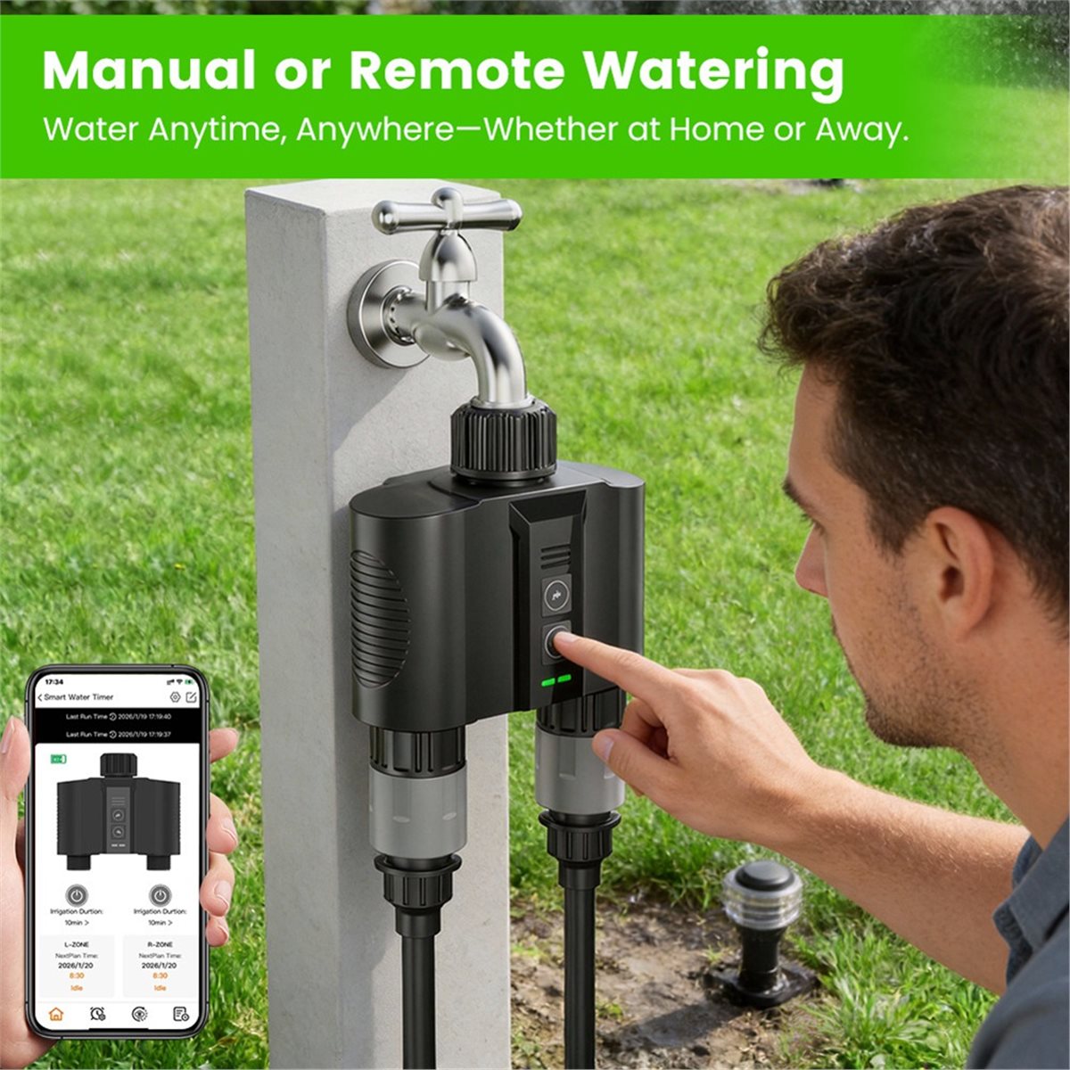 Y17A 1 Ensemble Minuteur d'arr - Smart Garden Water avis et prix