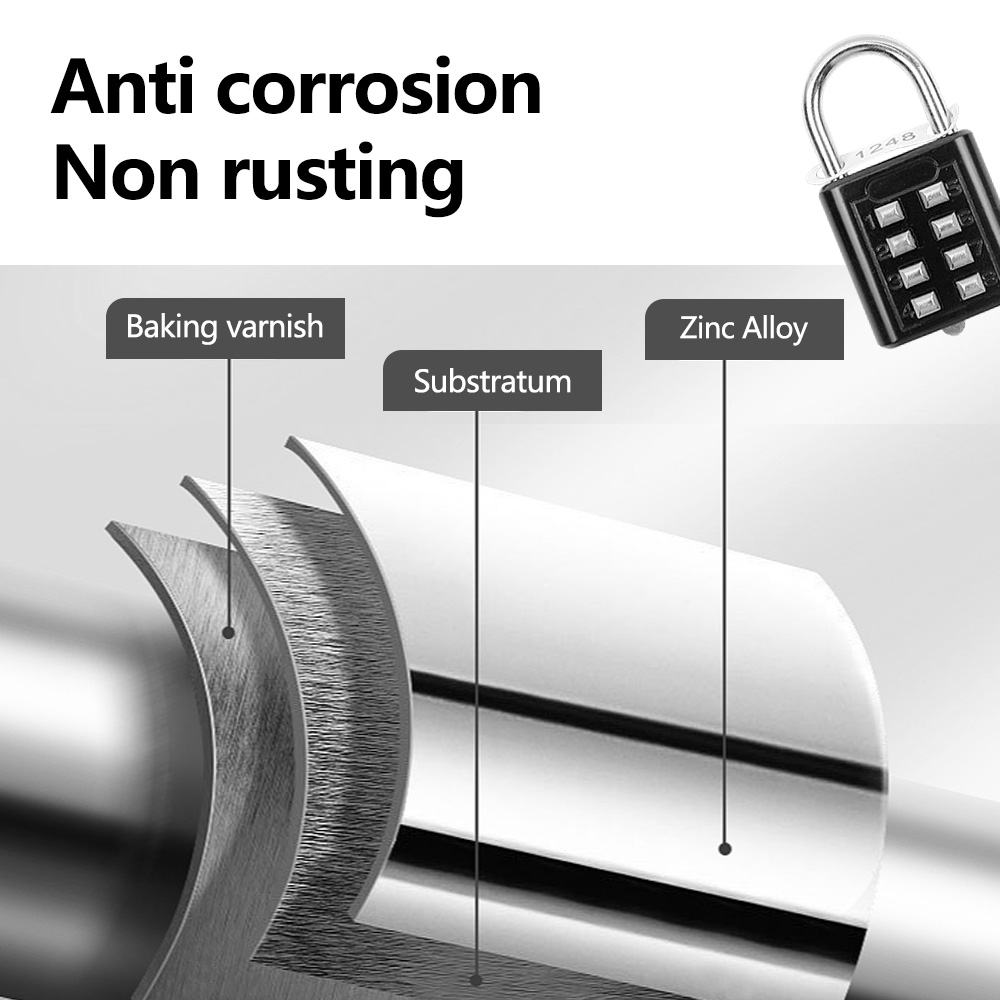 Combinaison de 8 chiffres bout - Smart Garden Gate Lock avis et prix