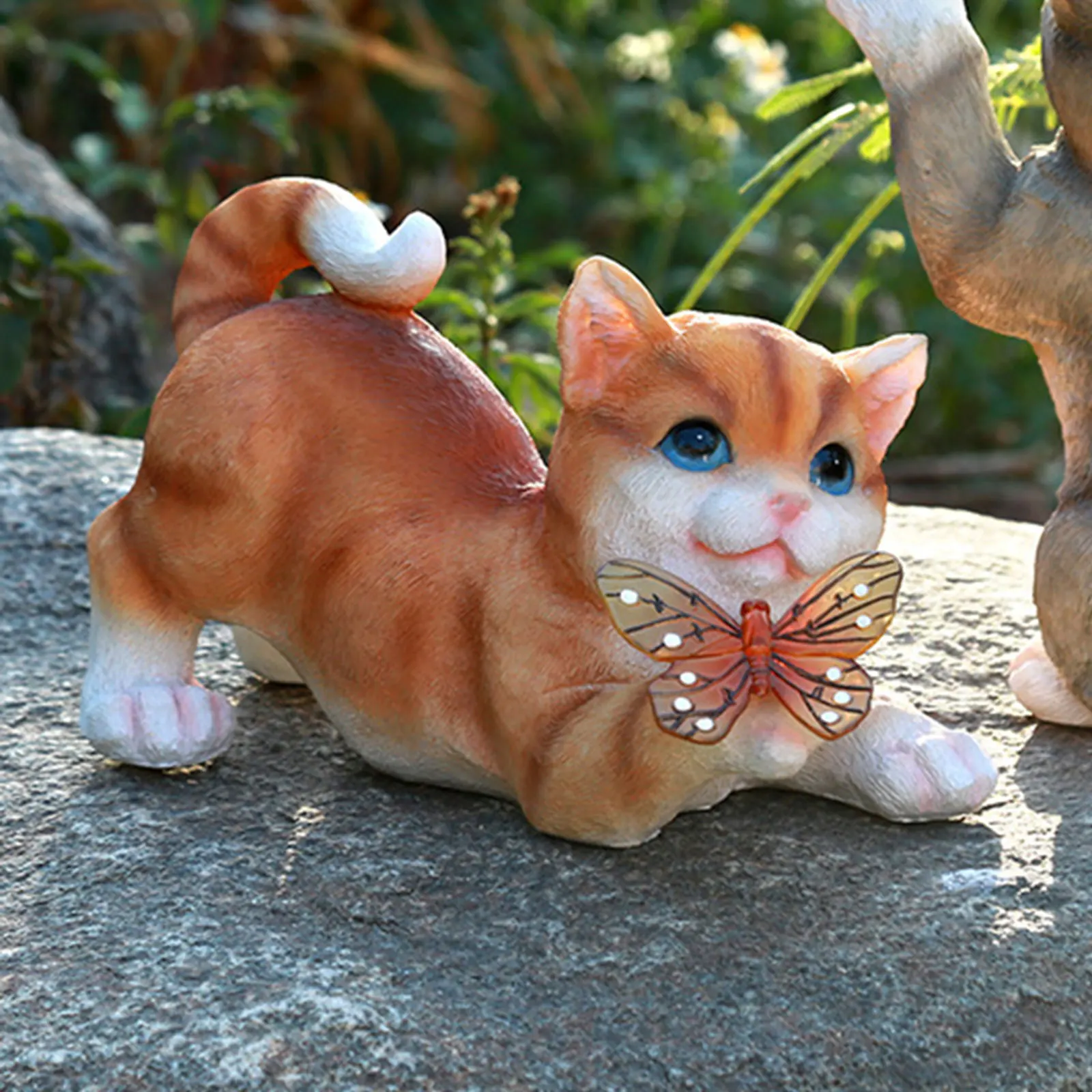 Sculpture de chat en plein air - Smart Garden Light Camera avis et prix