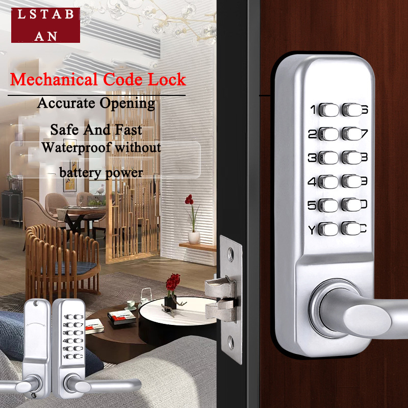 Serrure de porte mécanique num - Smart Garden Gate Lock avis et prix